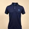 Custom Fit Mesh Polo Navy S
