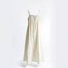 Linen Midi Dress Cream L