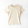 Supima Cotton Crew Neck Tee Beige M