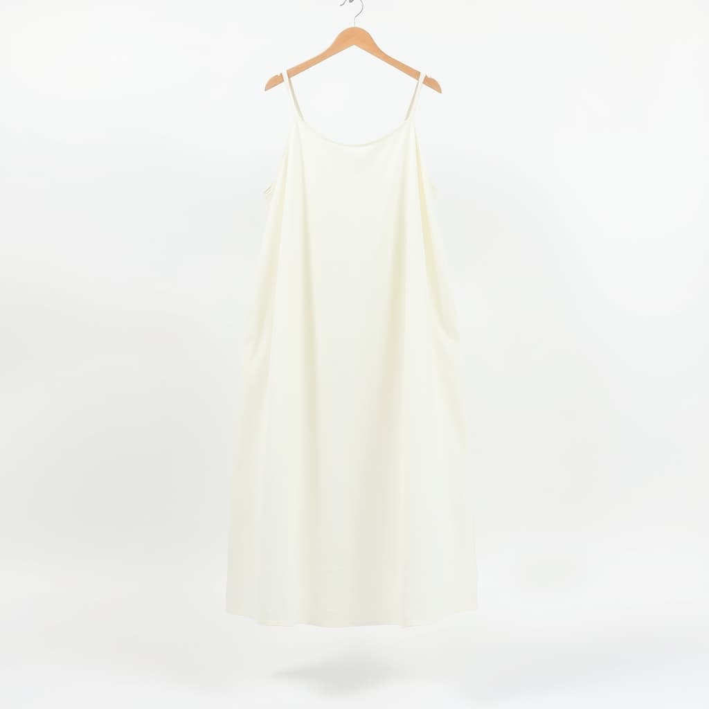 Linen Midi Dress Black S