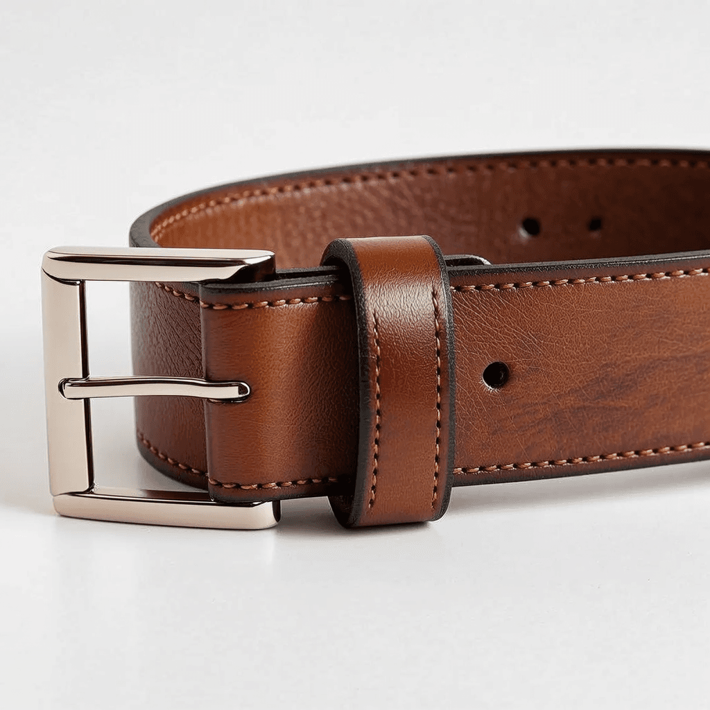 Leather Belt Black S — alternate view