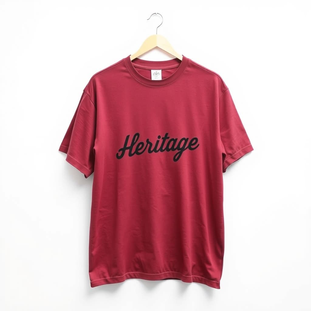 Heritage Script Tee Gray S