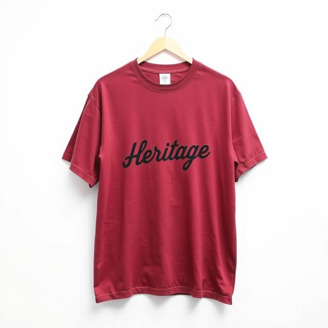 Heritage Script Tee Gray S