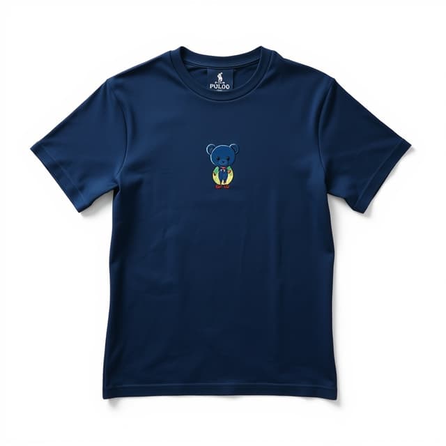 Polo Bear Embroidered Tee White S